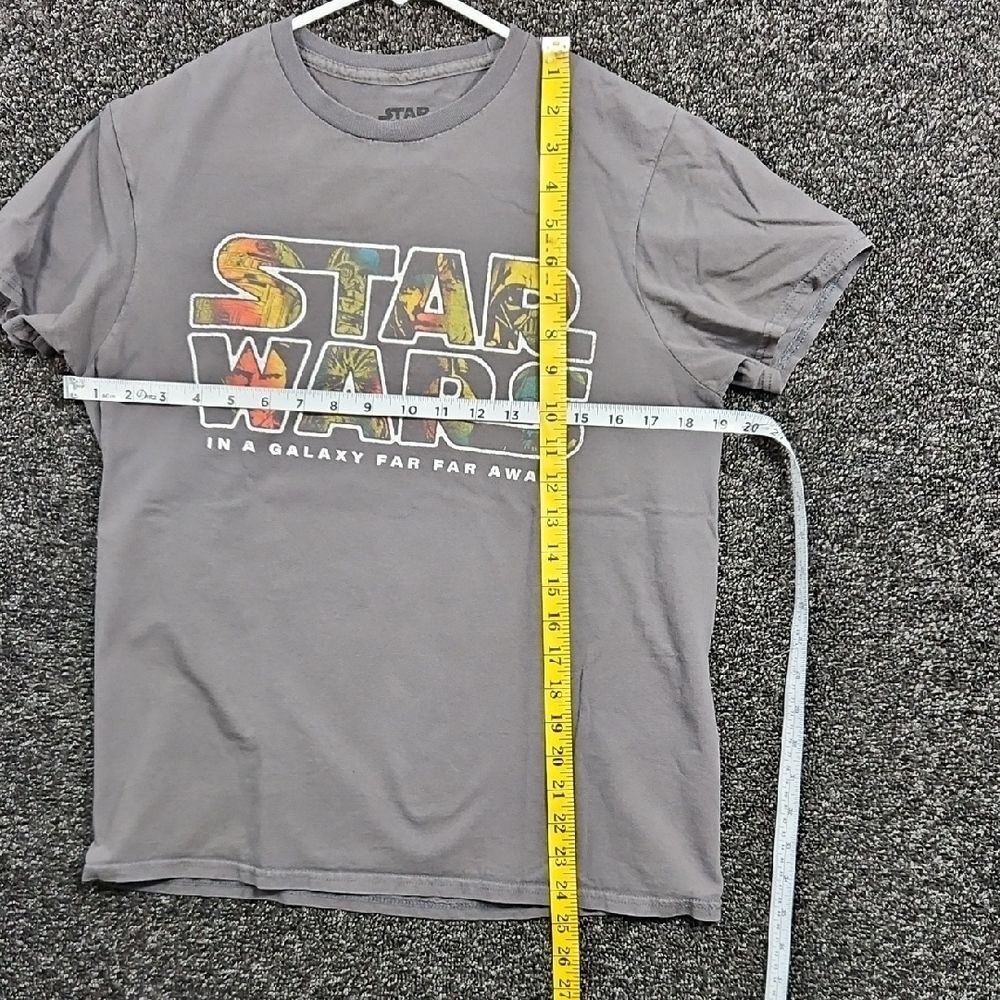 Star Wars Graphic T-Shirt Men's Medium Grey - Picture 3 of 5